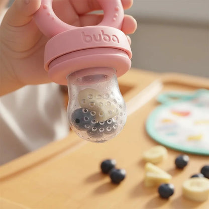 Chupete Alimentador con Mordillo Buba - Rosado