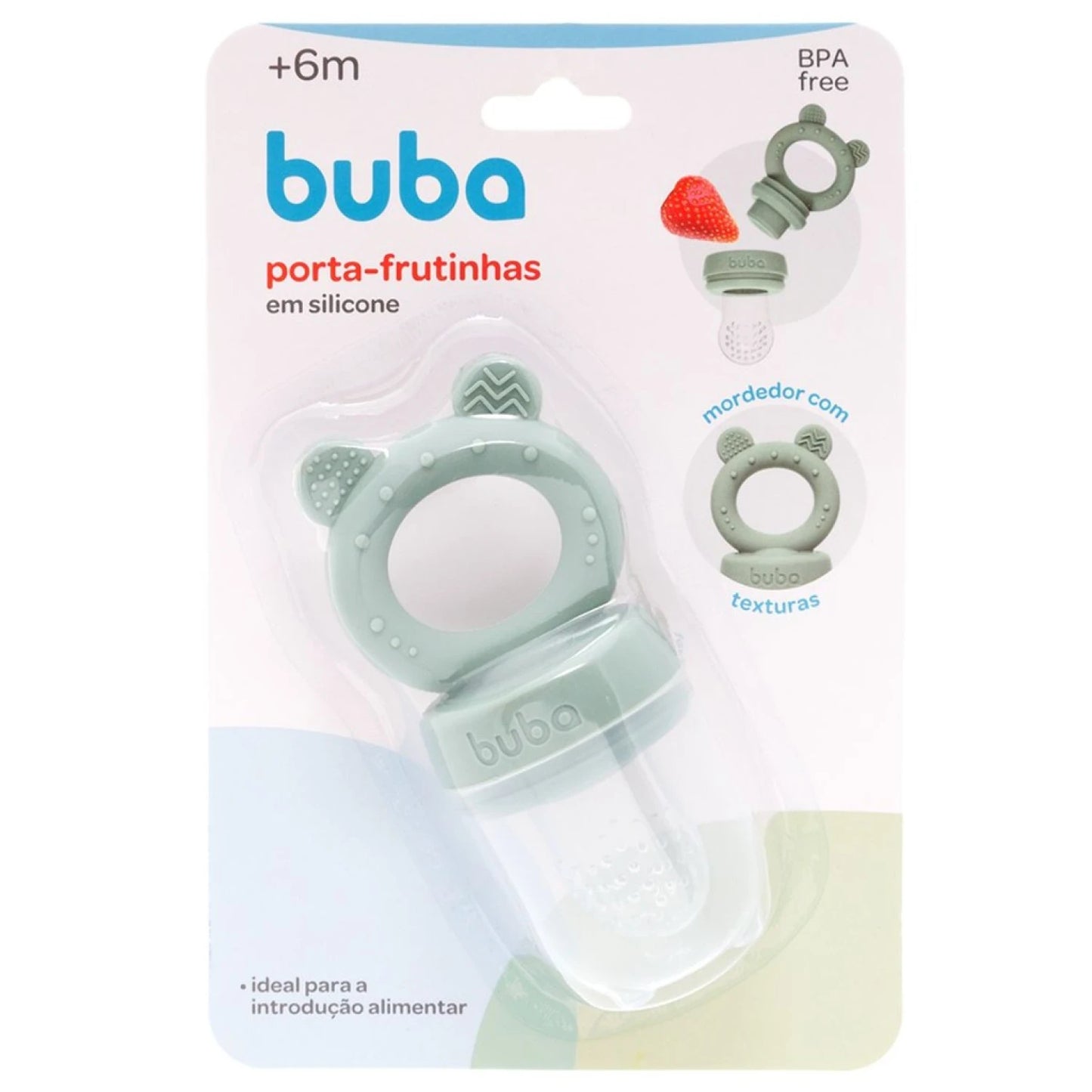 Chupete Alimentador con Mordillo Buba - Verde