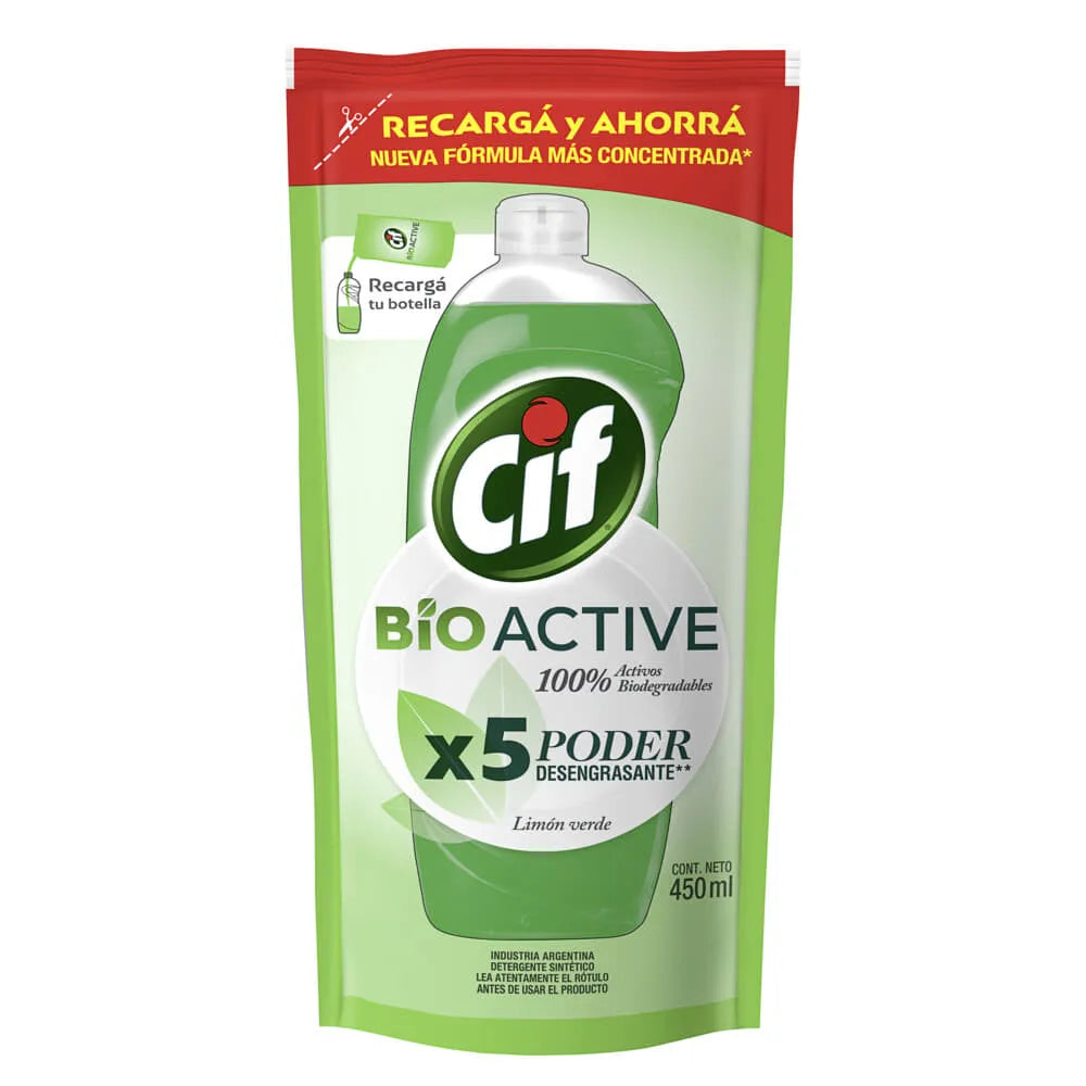 Cif detergente concentrado 450 ml Lima