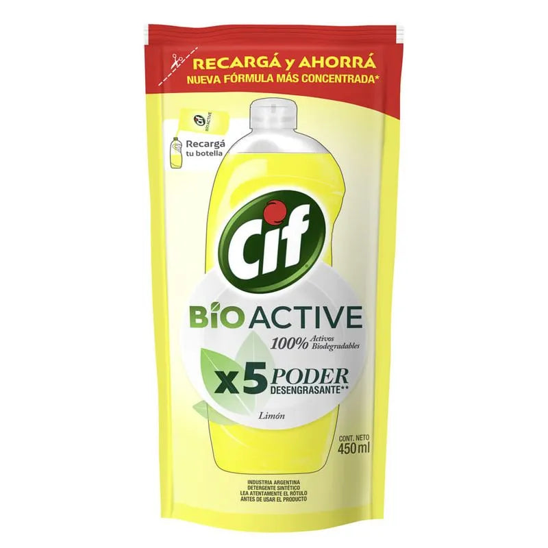 Cif detergente concentrado Limón - 450 ml