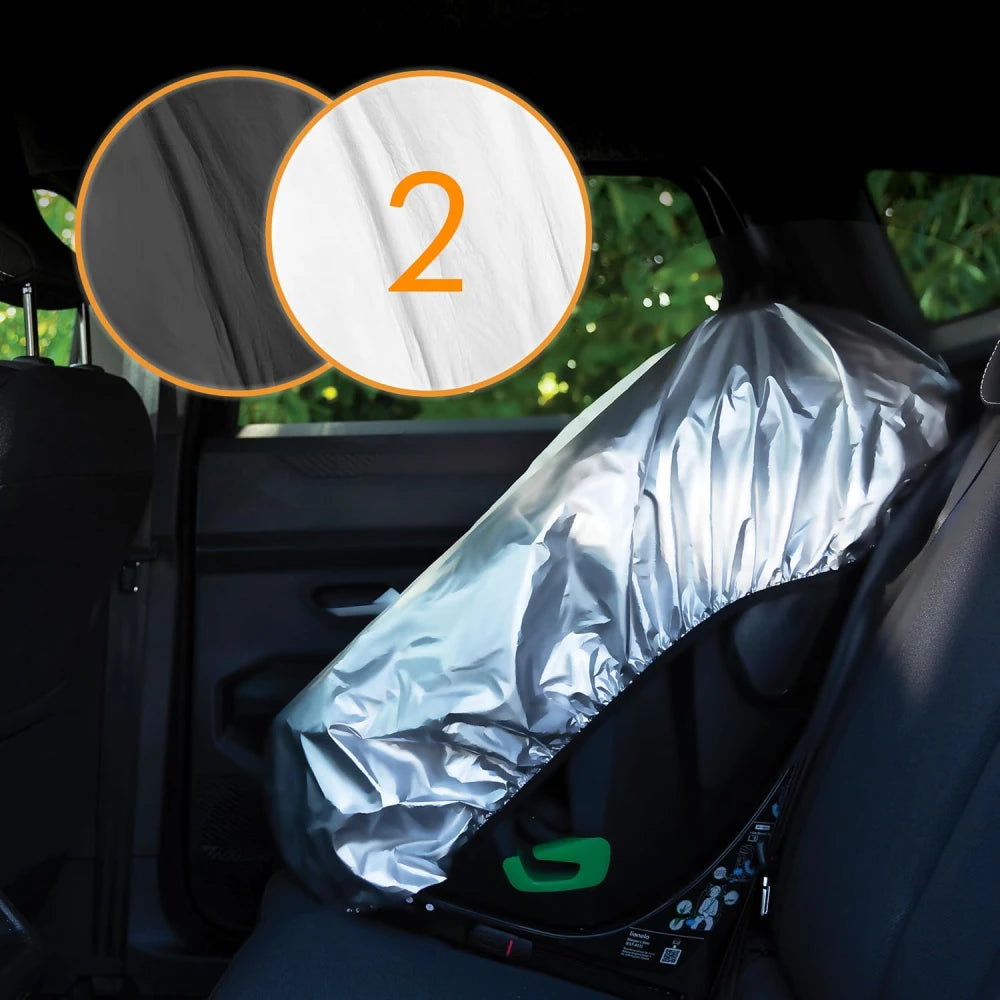 Funda Protectora Solar Universal para Silla de Auto de Bebé UPF 50+ – Anticalor
