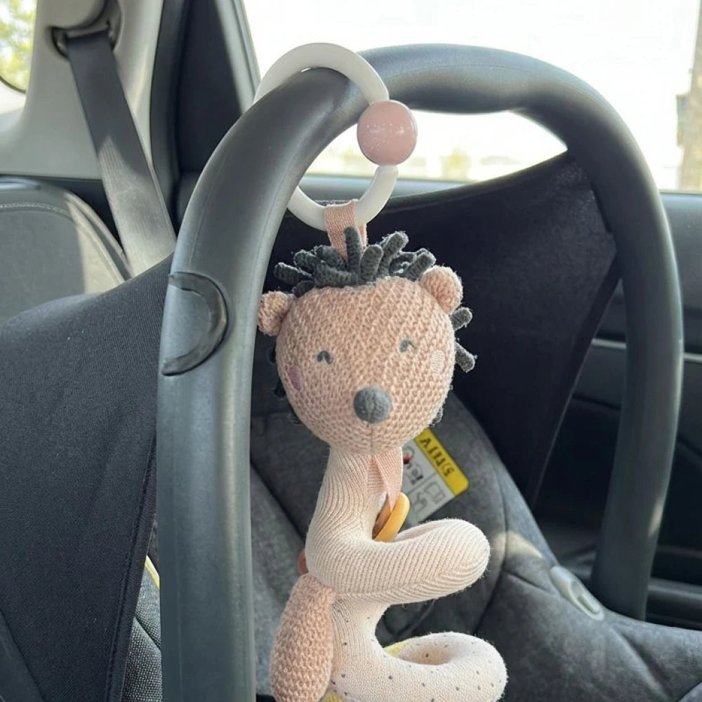 Juguete Espiral de Actividades Kikkaboo Erizo Rosa para Cochecito y Silla de Bebé