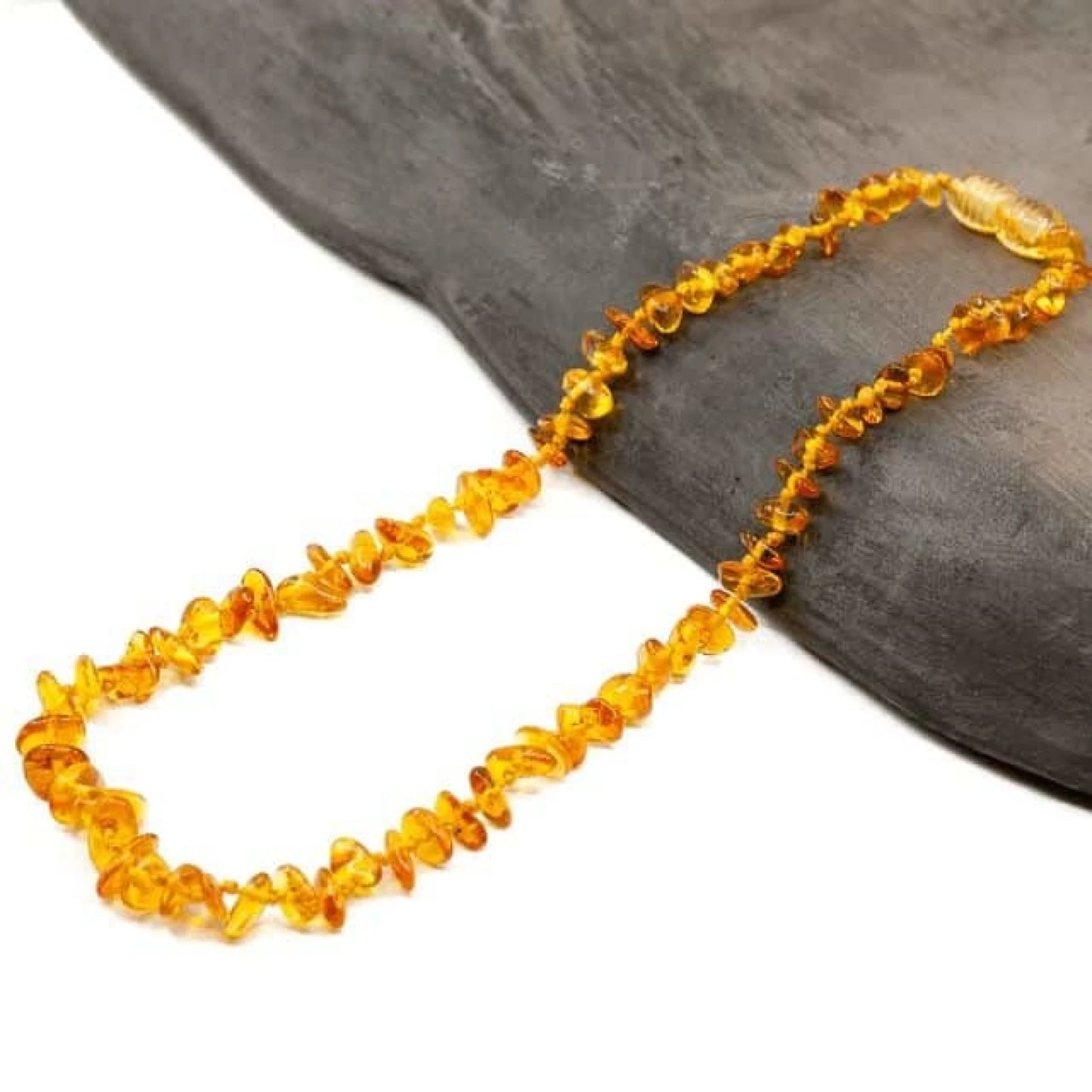 Collar Ámbar Natural - Color Amarillo