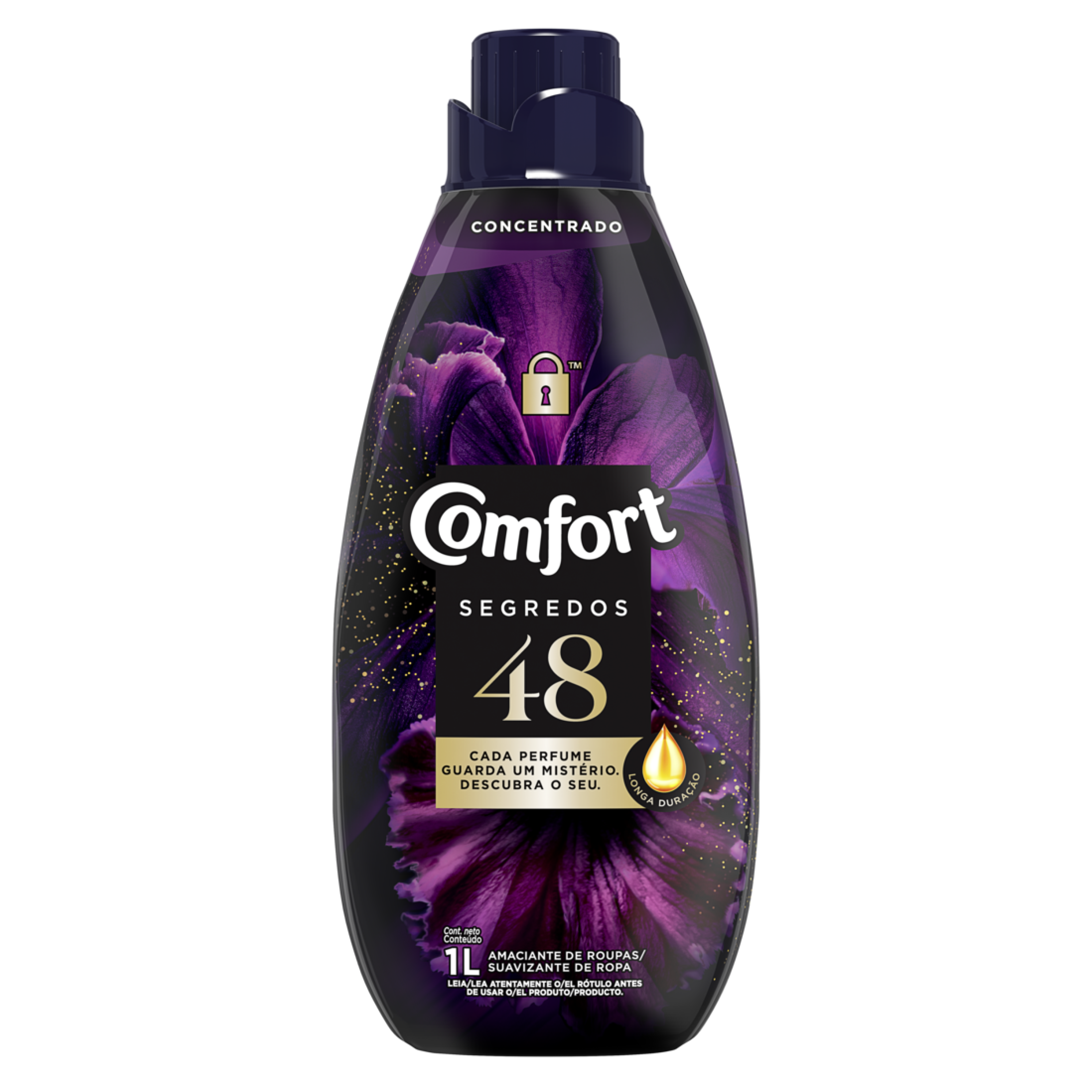 Suavizante Comfort Segredos 48 Concentrado - 1L