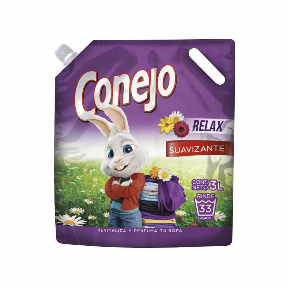 Suavizante De Ropa Conejo Relax 3L