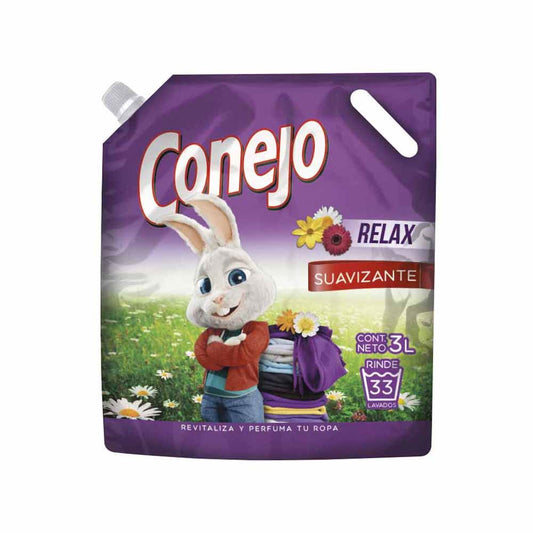 Suavizante De Ropa Conejo Relax 3L