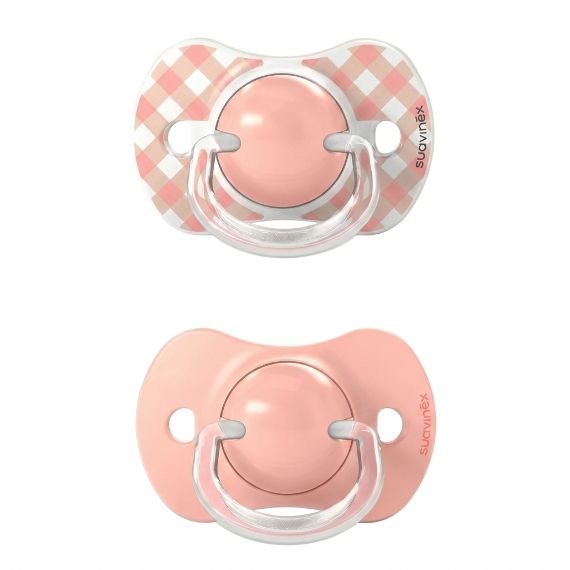 Chupete SX Pro Fisiológico 0-6M 2 Unidades Suavinex Rosa