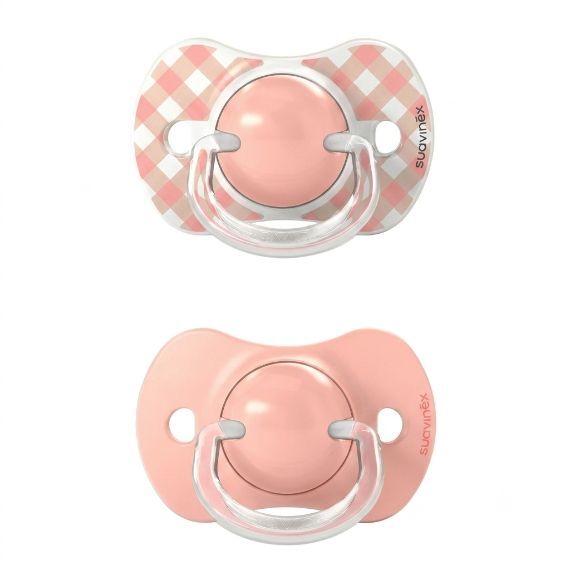 Chupete SX Pro Fisiológico 0-6M 2 Unidades Suavinex Rosa