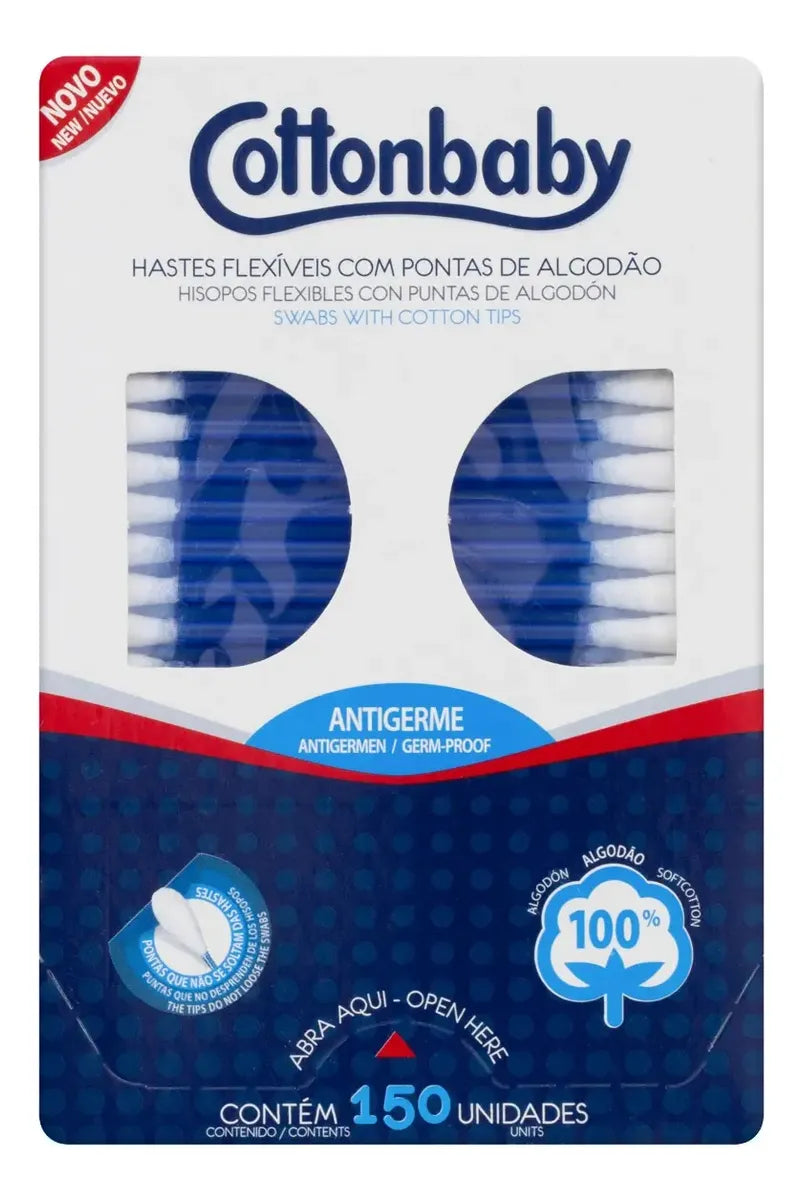 Cotonetes Cottonbaby 150 unidades