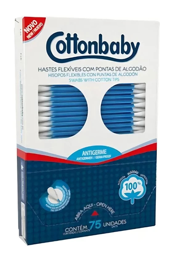 Cotonetes Cottonbaby 75 unidades