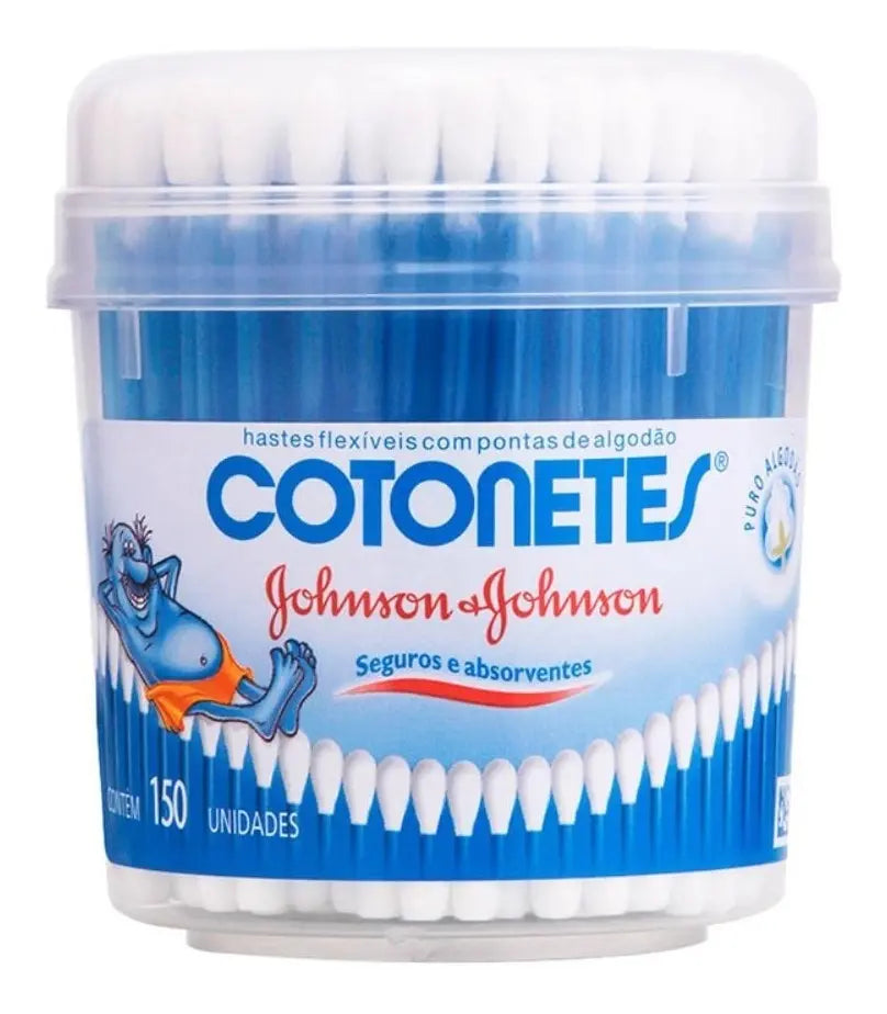 Cotonetes J&J 150 Unidades