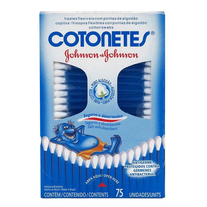 Cotonetes J&J 75 Unidades