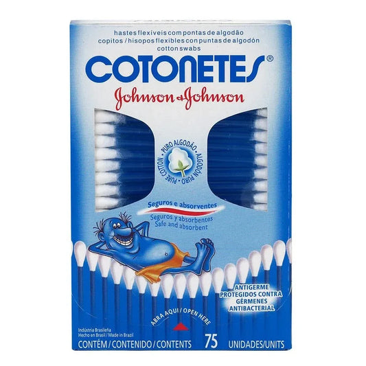Cotonetes J&J 75 Unidades