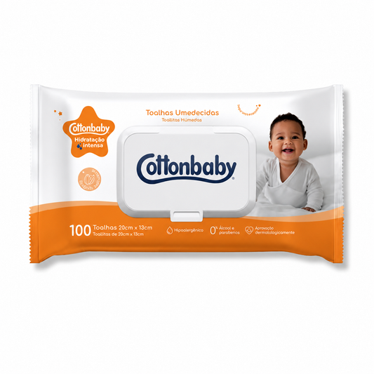 Toallitas Húmedas CottonBaby - 100 Unidades
