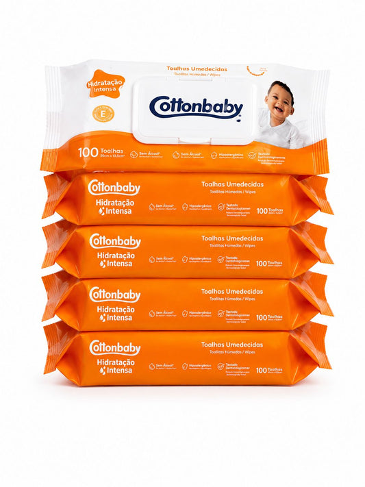 Toallitas Húmedas CottonBaby - 500 Unidades