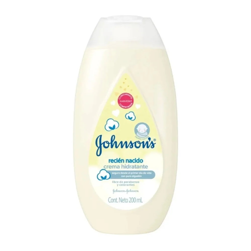 Crema Hidratante Johnson's Recién Nacido 200 ml