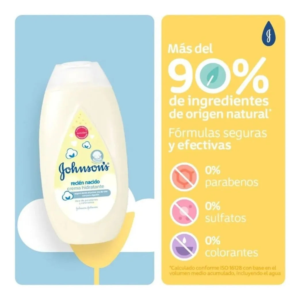 Crema Hidratante Johnson's Recién Nacido 200 ml