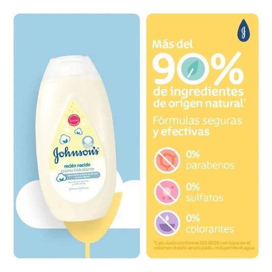 Crema Hidratante Johnson's Recién Nacido 200 ml