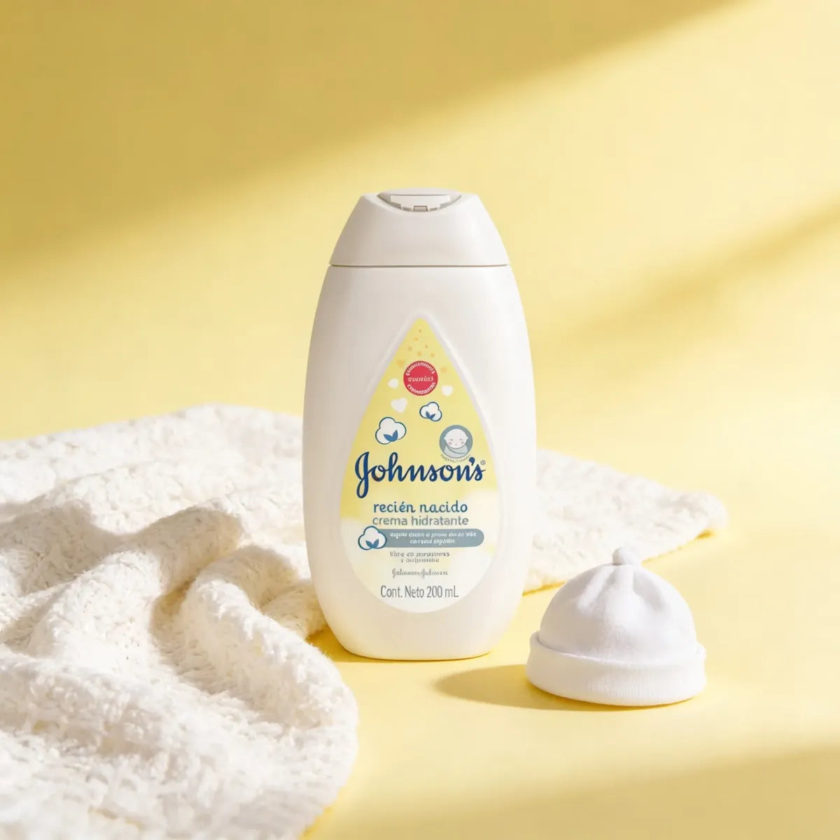 Crema Hidratante Johnson's Recién Nacido 200 ml