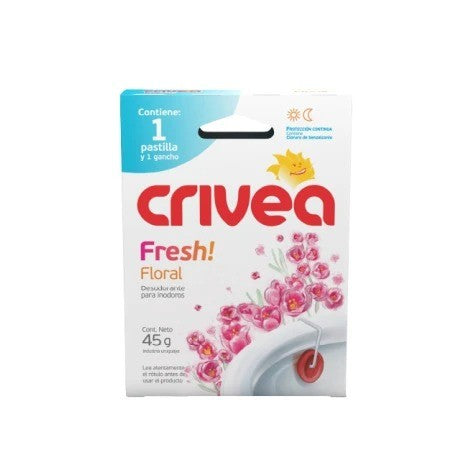 Crivea Fresh Floral Para Inodoro - 45 gramos
