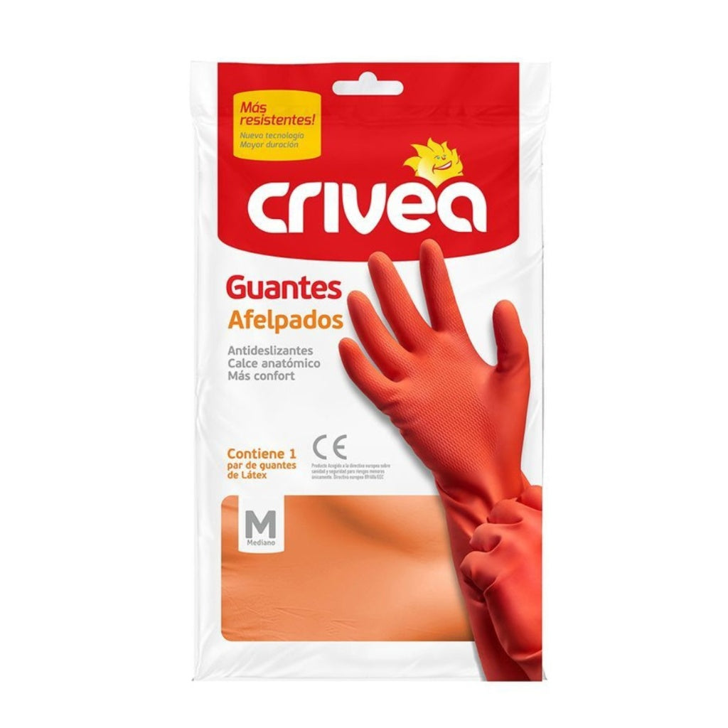 Guantes Afelpados de Limpieza Crivea Talle M