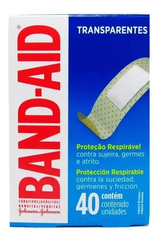 Curitas Transparentes Band-Aid 40 unidades