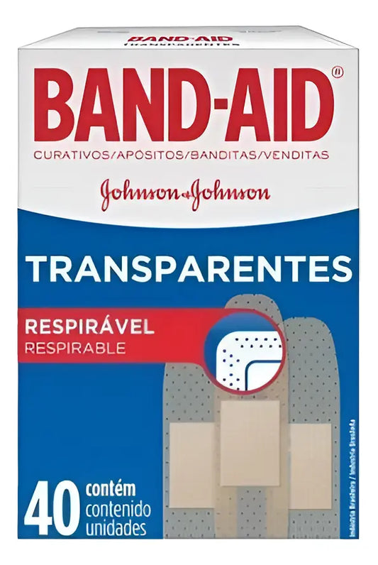 Curitas Transparentes Band-Aid 40 unidades