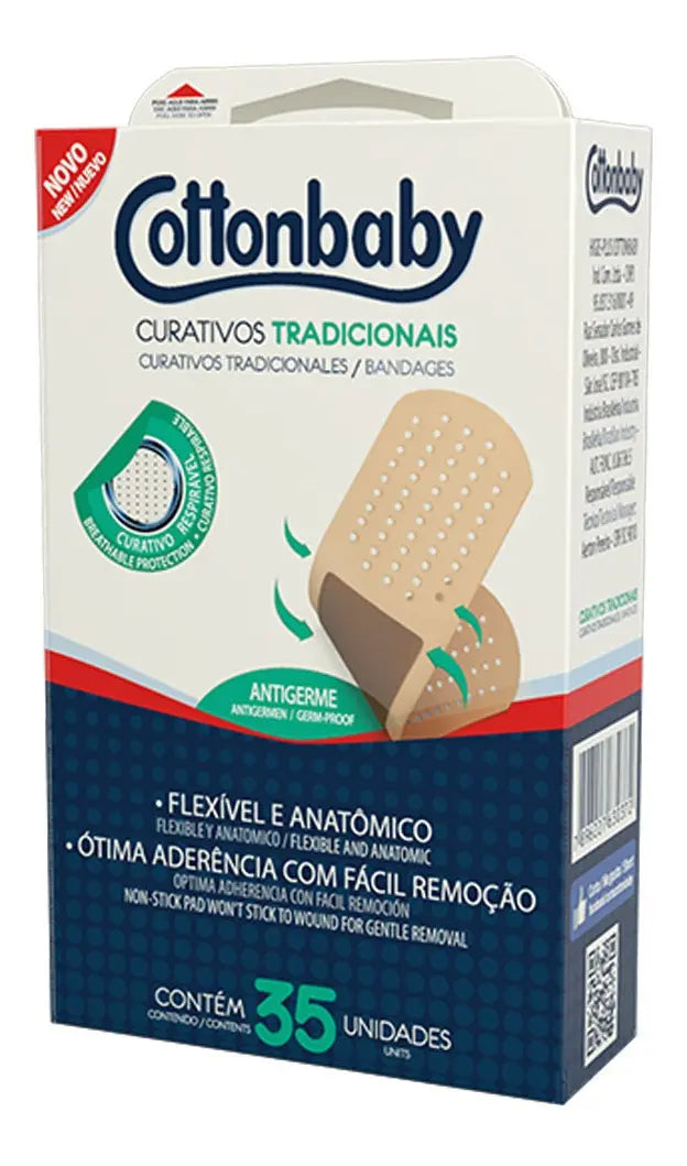 Curitas Cottonbaby 35 Unidades