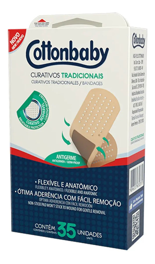 Curitas Cottonbaby 35 Unidades