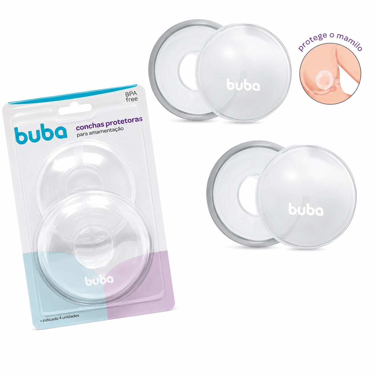 Discos Aereadores Recoge Leche BUBA - 2 unidades