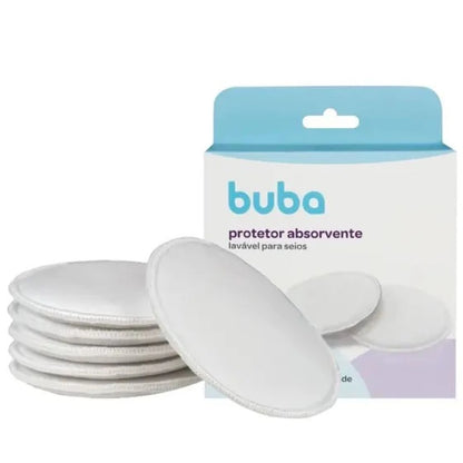 Protectores Mamarios Reutilizables Lactancia 6 unidades Buba