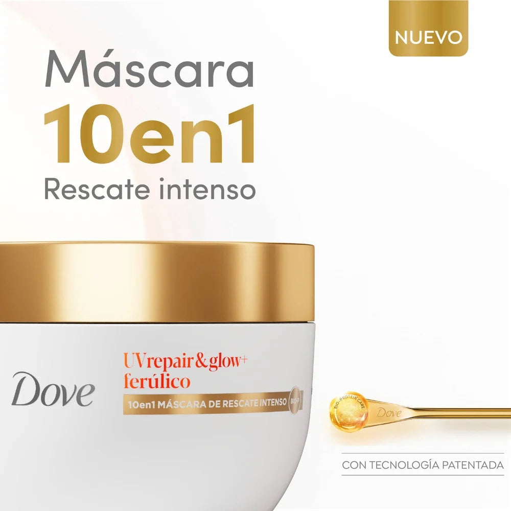 Mascarilla Capilar Dove UV Repair & Glow 250 g