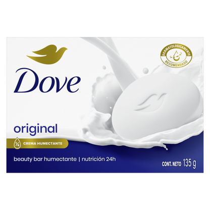 Jabón En Barra Dove Original 90g - 6 Unidades