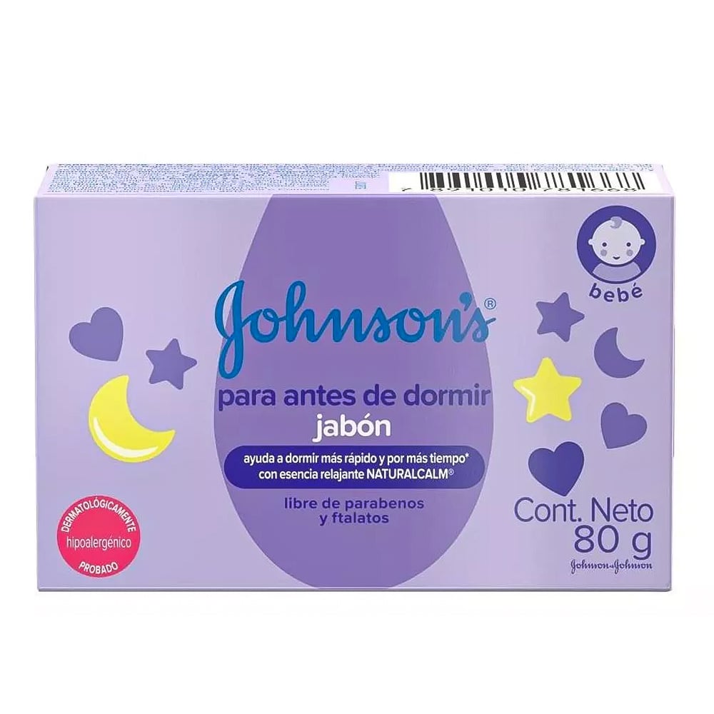 Jabón en barra Johnsons Antes de Dormir 80g
