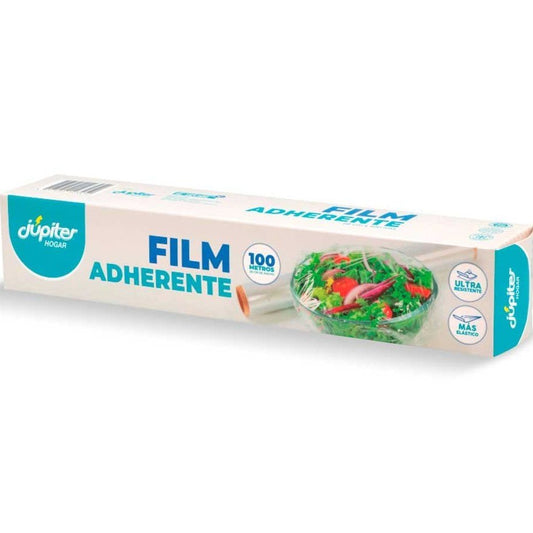 Papel Film Adherente Júpiter 28 cm x 50 metros - Con slider de corte