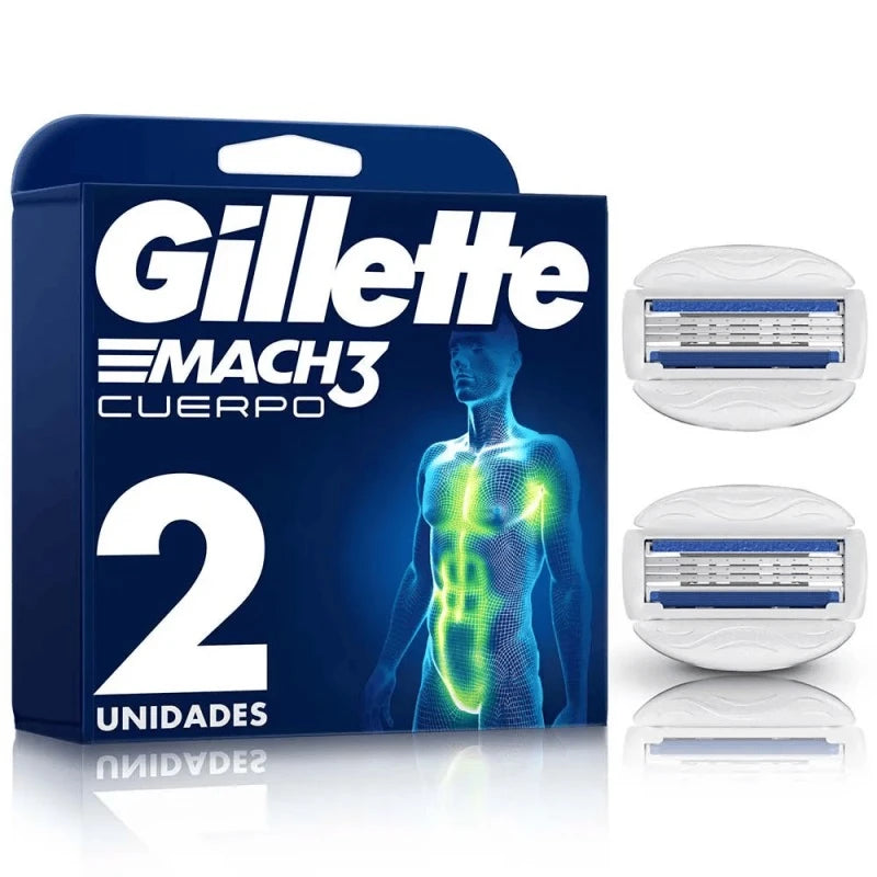 Repuesto De Gillette De Cuerpo Mach3 2 Unidades