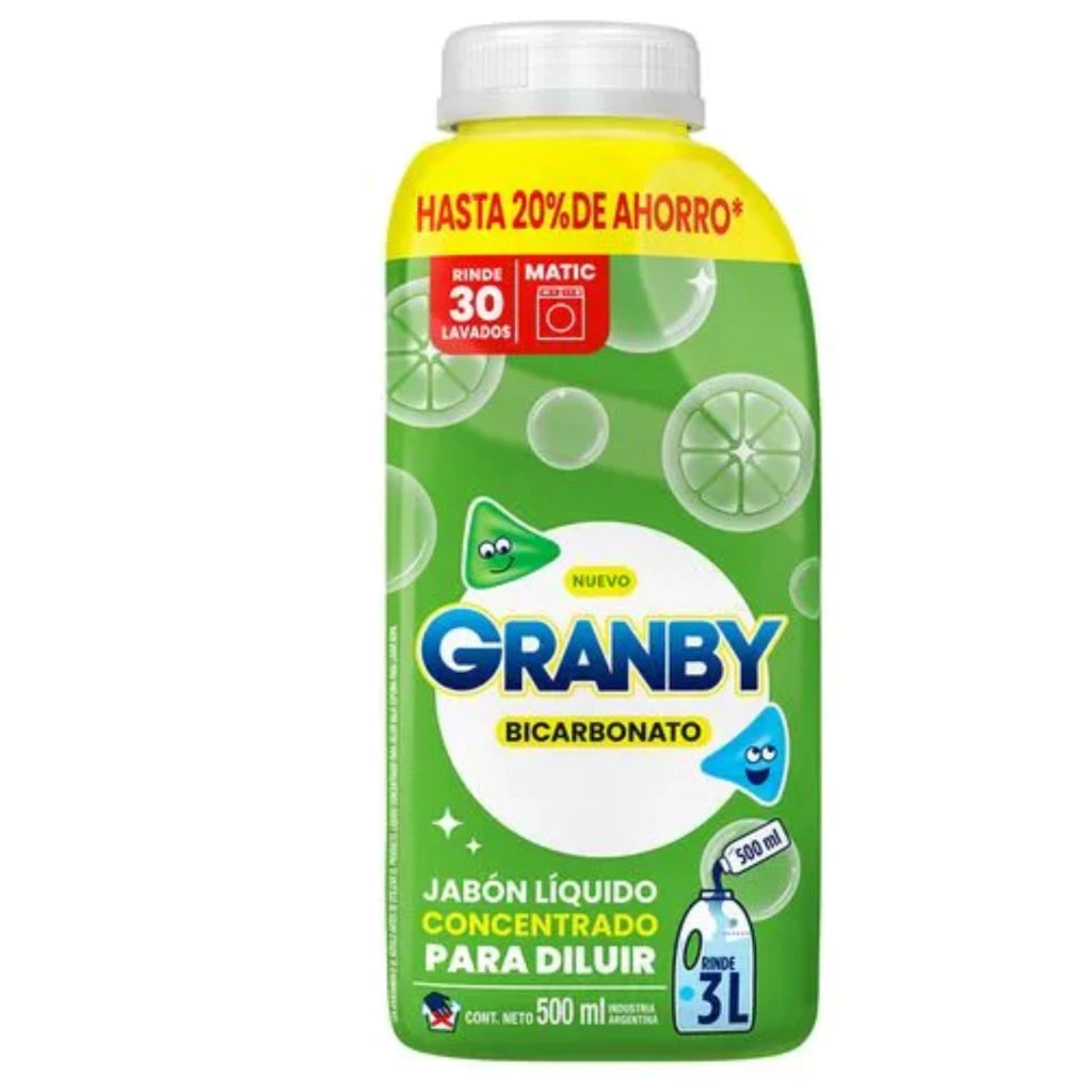 Jabón Líquido Granby Para Diluir 500ml