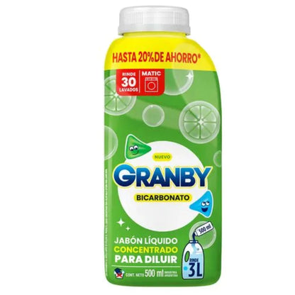 Jabón Líquido Granby Para Diluir 500ml