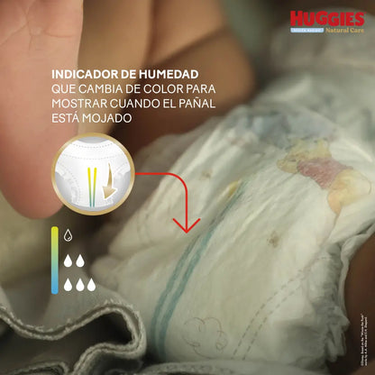 Pañales Huggies Natural Care P - 30 Unidades