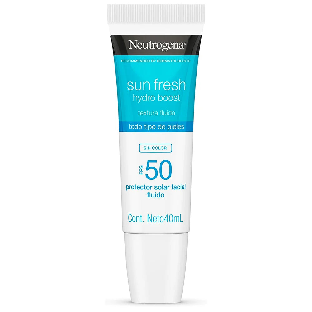 Protector Solar Neutrogena Sunfresh Hydroboost Fps50 40ml Sin Color
