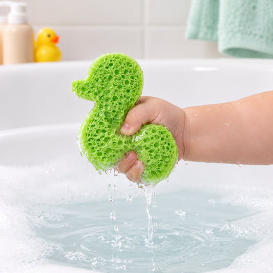 Esponja de Baño de Celulosa Para Bebé