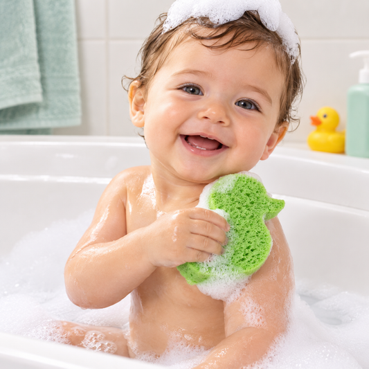 Esponja de Baño de Celulosa Para Bebé