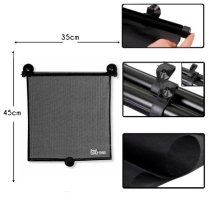 Parasol Roller X2 Para Auto Con Ventosa Protector Solar - Little Ones