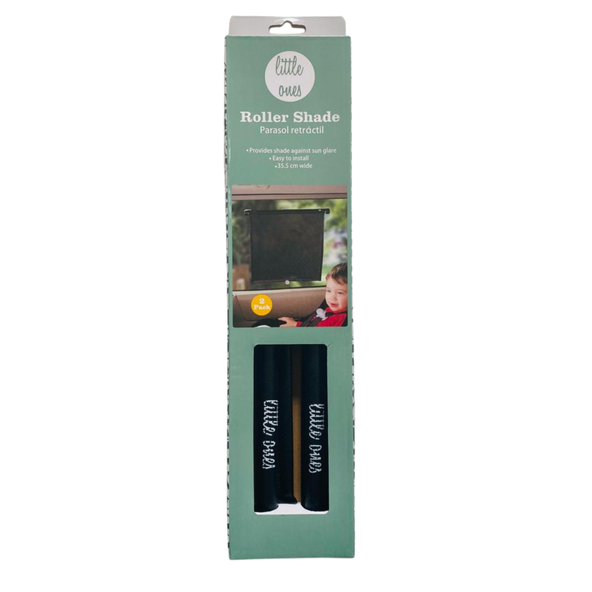 Parasol Roller X2 Para Auto Con Ventosa Protector Solar - Little Ones