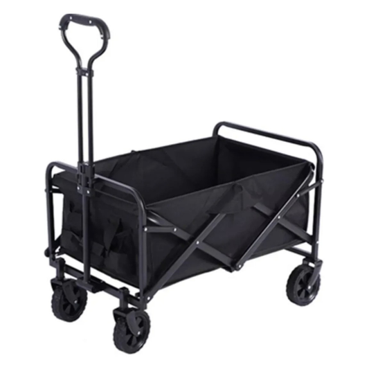 Carrito Plegable Multiuso Negro