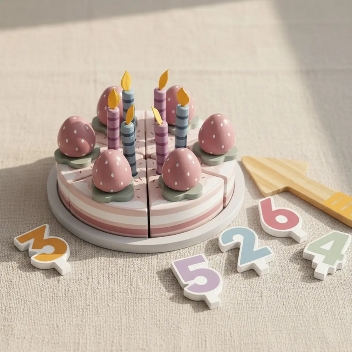 Torta de Cumpleaños de Juguete con Velas - PolarB