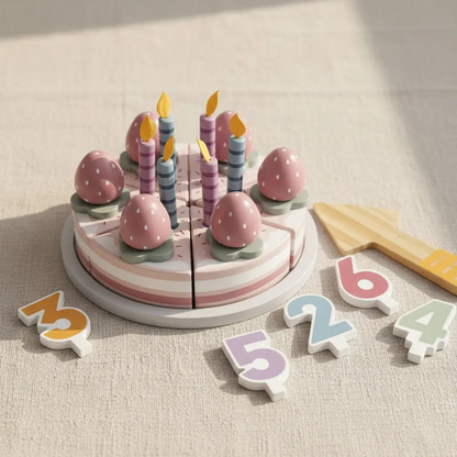 Torta de Cumpleaños de Juguete con Velas - PolarB