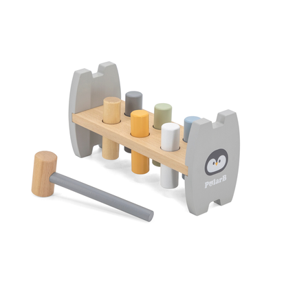 Juego de Martillo de Madera Pingüino