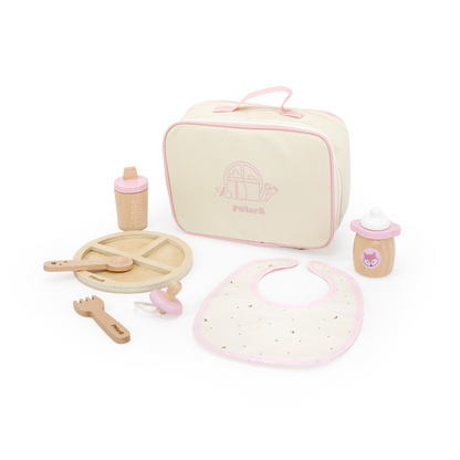 Set De Comida De Juguete De Madera Para Bebés - Polar B