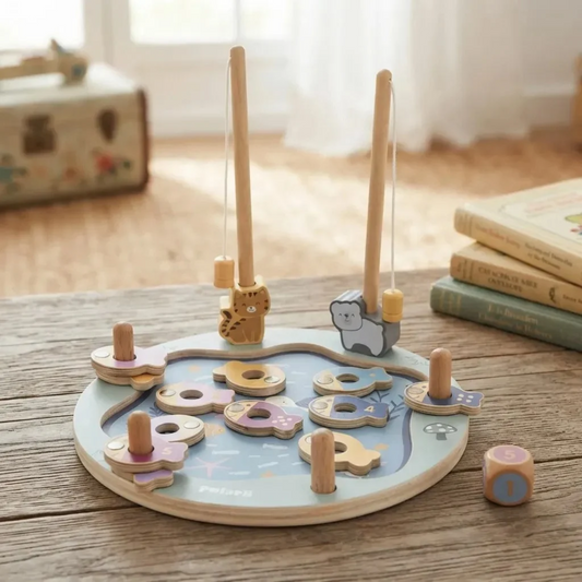 Juego de Pesca Magnético de Madera - Polar B